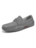 Herren Loafer Schuhe Slip-On Mönchsriemen Round Toe Pigskin Upper Herrenschuhe