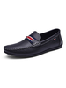 Herren Loafer Schuhe Slip-On Mönchsriemen Round Toe PU Leder Schwarz Casual Flache Schuhe