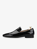 Herren Loafer Schuhe Slip-On Runde Zehen Lack Ballschuhe Hochzeitsschuhe