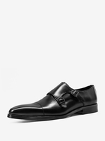 Herren Monk Strap Loafer aus Rindsleder für Abschlussball und Hochzeit