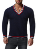 Herren Pullover Strickwaren mit V-Ausschnitt Pullover für Herbst und Winter