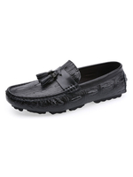 Herren Quaste Loafers Fahrschuhe In Schwarz