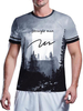 Herren Quick Dry T-Shirts mit kurzen Ärmeln und Rundhalsausschnitt für den Sommer