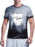Herren Quick Dry T-Shirts mit kurzen Ärmeln und Rundhalsausschnitt für den Sommer