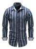 Herren Regular Fit Hemd aus 100% Baumwolle mit Streifen