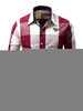 Herren Regular Fit Kariertes Hemd aus 100% Baumwolle