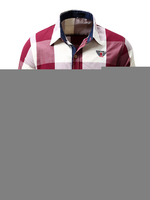 Herren Regular Fit Kariertes Hemd aus 100% Baumwolle