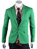 Herren sakko 2021 herren blazer in grün Frühling Jacket Umlegekragen Langarm Blazer Anzug