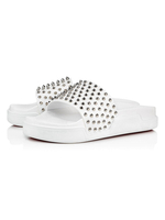 Herren Sandalen Slip-On Artwork Nieten Rindsleder Gummisohle