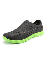 Herren Sandalen Slip-On Farbblock PU Leder EVA Sohle Schwarz Clogs