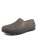 Herren Sandalen Slip-On PU Leder EVA Sohle Hellgrau Clogs