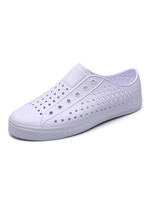 Herren Sandalen Slip-On PU Leder EVA Sohle PU Uooer White Clogs Schuhe