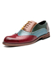 Herren Schuhe Fashion Round Toe Strap Verstellbare PU Leder Oxfords Brogues Schuhe Wingtips Schuhe