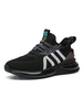 Herren Sneakers Black Cosy Mesh Round Toe Low-Tops Sportschuhe