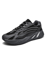 Herren Sneakers Drak Grau Gemütliche PU-Leder Runde Zehen Low-Tops Sportschuhe