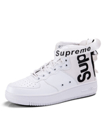 Herren Sneakers Gemütliche Leinwand Weiße Runde Zehen Mönch Strap Artwork