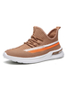 Herren Sneakers Kaffee Brown Cosy Mesh Round Toe Low-Tops Sportschuhe