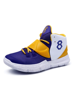 Herren Sneakers Lila Gemütliche PU-Leder Runde Zehen Low-Tops Basketballschuhe