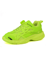 Herren Sneakers Mesh Round Toe Low Tops Grüne Sneakers