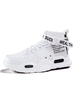 Herren Sneakers White Cosy Artwork Mönch Strap Canvas Round Toe Sportschuhe