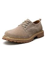 Herren Stiefel Amazing Round Toe PU Leder Lace Up Khaki Vintage Schuhe