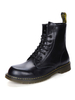 Herren Stiefel Fashion PU Leder Round Toe Schwarz Lace Up Martin Stiefel