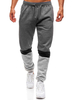 Herren Sweat Pant Baumwollfarbblock Tapered Fit Casual Hose