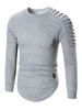 Herren T-Shirt aus für Alltag mit langen Ärmeln gemischten Baumwollen REGULAR FIT für Herren
