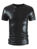 Herren T-Shirts Casual Jewel Neck Kurzarm Snkaeskin Print Hot Stamping Herren Top