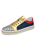 Herren Turnschuhe Bequeme Kunstwerk PU-Leder besetzt runde Zehen Low-Tops Casual Bootsschuhe
