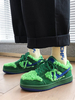 Herren Turnschuhe Gelb Gemütlich Polyester Runde Zehen Artwork Low Tops Freizeitschuhe