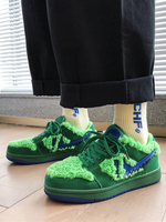 Herren Turnschuhe Gelb Gemütlich Polyester Runde Zehen Artwork Low Tops Freizeitschuhe