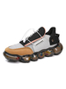 Herren Turnschuhe Grau Mode Mesh Round Toe Artwork