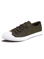 Herren Turnschuhe Hunter Green Comfy Canvas Round TOE Low-Tops Casual Skateboarding Schuhe