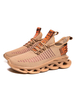 Herren Turnschuhe Khaki Mode Polyester Runde Zehen Low-Tops Polyster Casual Sportschuhe