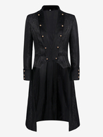 Herren Vintage Kostüme Mittelalter Retro Zweireihig Renaissance Frack Kostüme