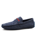 Herren Wildleder Mokassin Penny Loafers Fahrschuhe In Navy