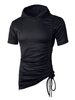 Herren2020 T-Shirt aus Polyester mit Kapuze und kurzen Ärmeln im casualen Stil REGULAR FIT für Herren