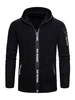 Herrenbekleidung Cardigan Für Herren Herrenpullover Herren Cardigans Casual Color Block Langarm Special Schwarz Schwarz