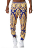 Herrenhose Bedruckt Keine Taille Gerade Jogginghose Palace Blue Herrenhose