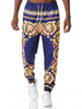 Herrenhose Bedruckt Keine Taille Gerade Jogginghose Palace Blue Herrenhose