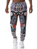 Herrenhose Bedruckt Keine Taille Gerade Jogginghose Schwarze Paisley Herrenhose