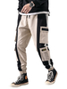 Herrenhose Lässige natürliche Taille Gerade Cargo Hose Khaki Herrenhose