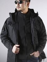 Herrenjacke Reißverschluss Polyester Baumwolle Modern