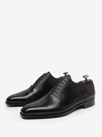 Herrenschuhe modische Oxford-Schuhe mit runder Spitze und Schnürung aus Leder für formelle Hochzeiten