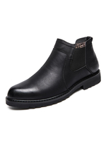 Herrenstiefel Amazing Round Toe PU-Leder