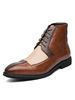 Herrenstiefel Fabulous Color Block spitzer Zeh PU-Leder