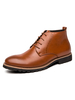 Herrenstiefel Fashion Round Toe PU-Leder