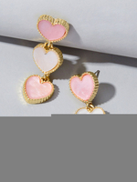Herz baumeln Ohrringe Frauen Schmuck