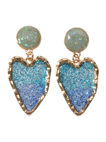 Herz baumeln Ohrringe Frauen Schmuck Geschenk für sie